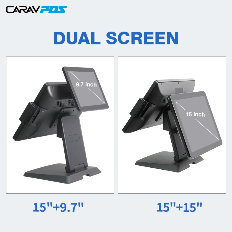 Smart Windows 10 Touch Screen Cash Register Best Aluminium Shell All In One Pos Terminal System For Restaurant