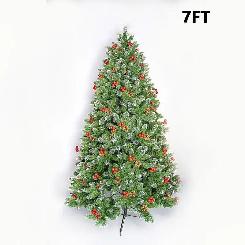 High Quality Green Best Selling PVC PE Artificial Christmas Tree with Decoration