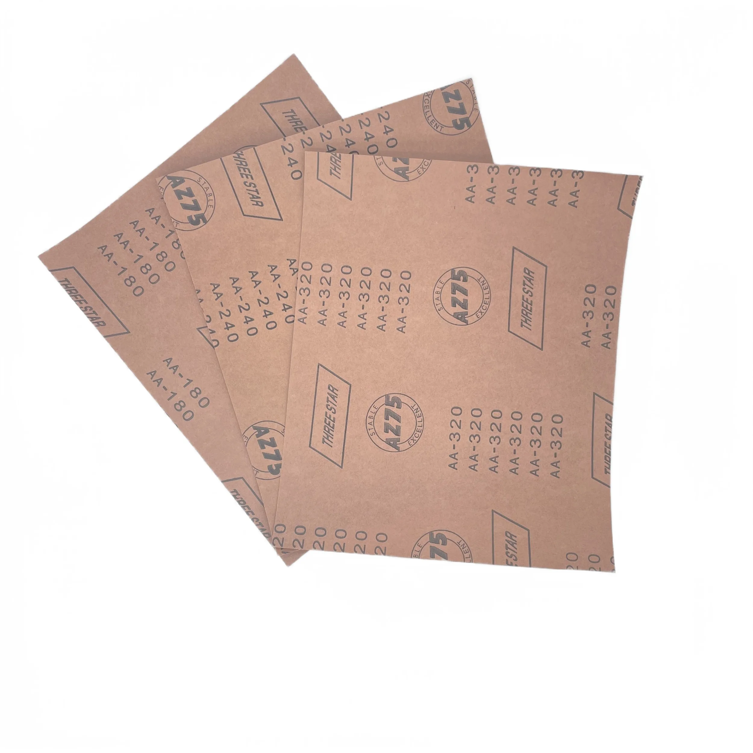 High Quality 230*280mm Aluminum Oxide 60-1000 Grit Dry Abrasive Sanding Sheet Sandpaper Sand Paper For Woodworking