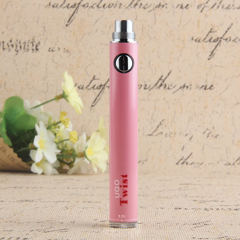 Hottest  UGO TWIST Vape Pen Battery 650mAh Variable Voltage USB Passthrough