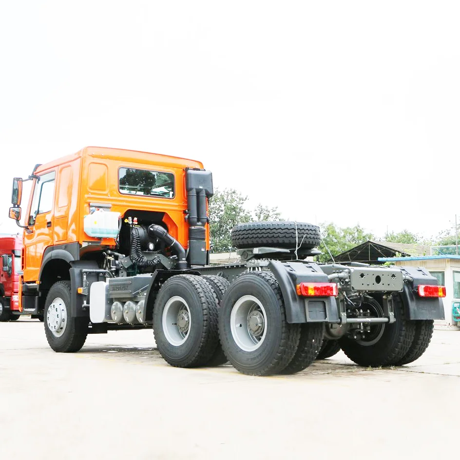 Heavy Duty Delivery Trailer 6x4 375HP 371HP Tractor Truck For Sale
