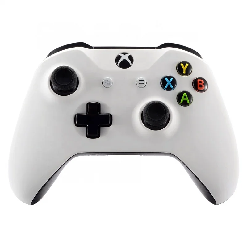 Soft Touch White Replacement Front Shell Top Shell Front Housing Faceplate Replacement Parts For Xbox One S Controller (62172948098)