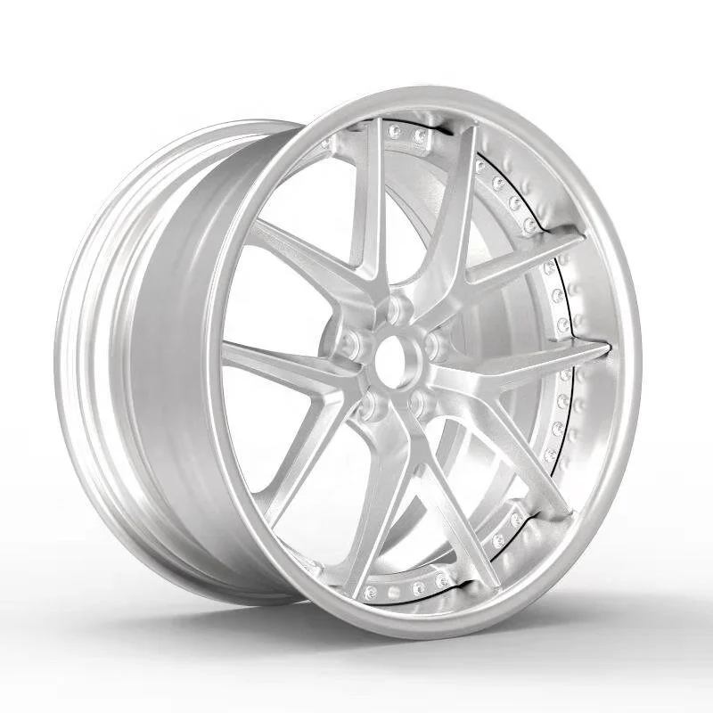 20x8.5 inch Deep Concave Three Piece Forged Wheel 5*114.3