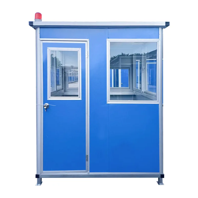 sentry box high quality sentry box mobile house portable prefab outdoor mini steel security Guard Room