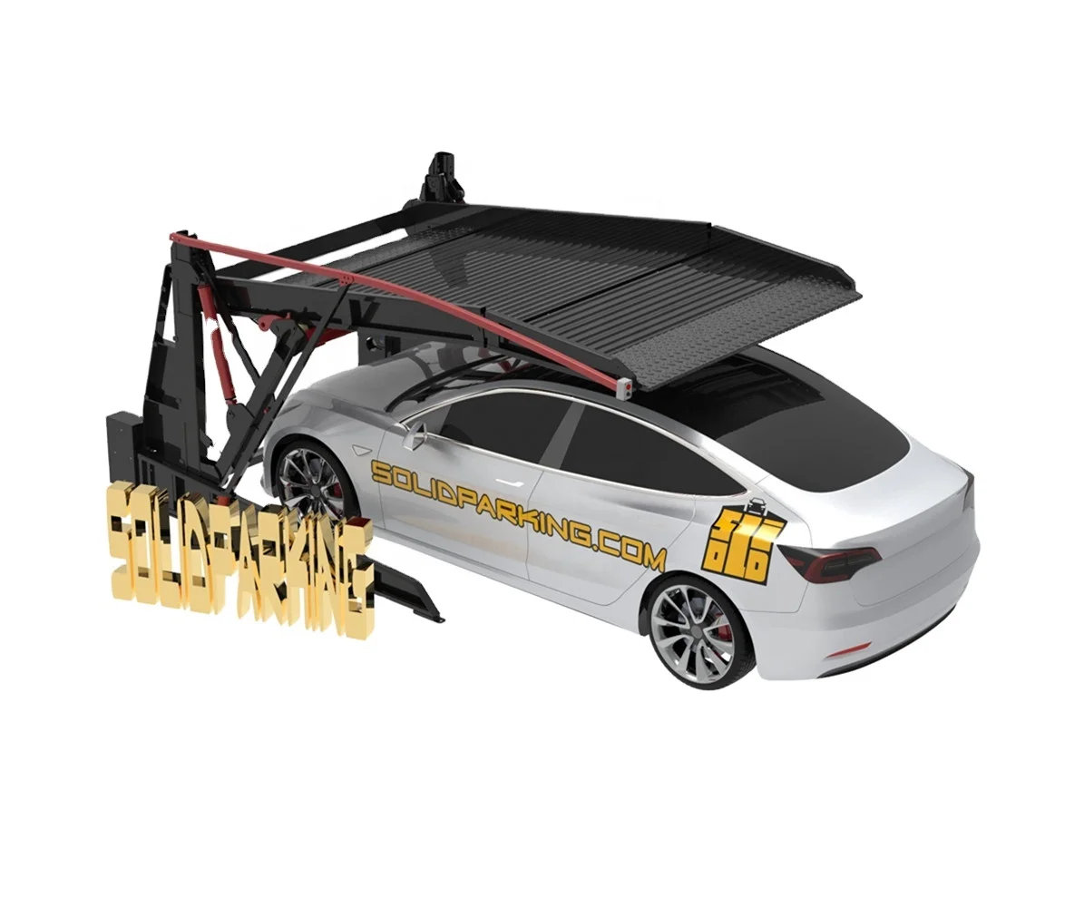 Factory Direct Sale Two-pillar Hydraulic Drive Car Parking Tilting Lift for Limited Space