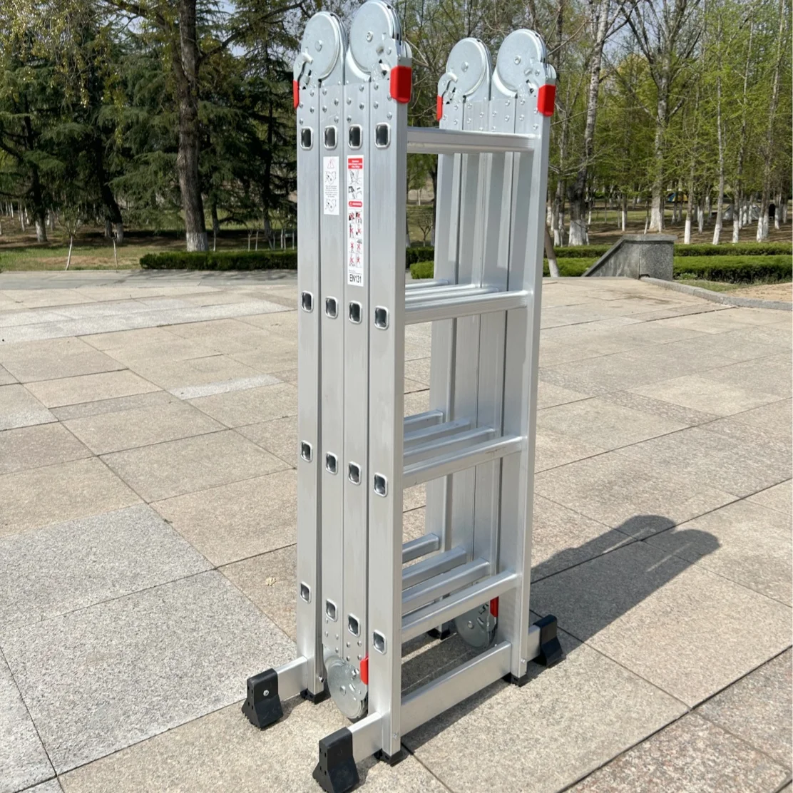 escalera de aluminio ladder Aluminum multi-purpose ladder 1.0mm 1.5mm thickness