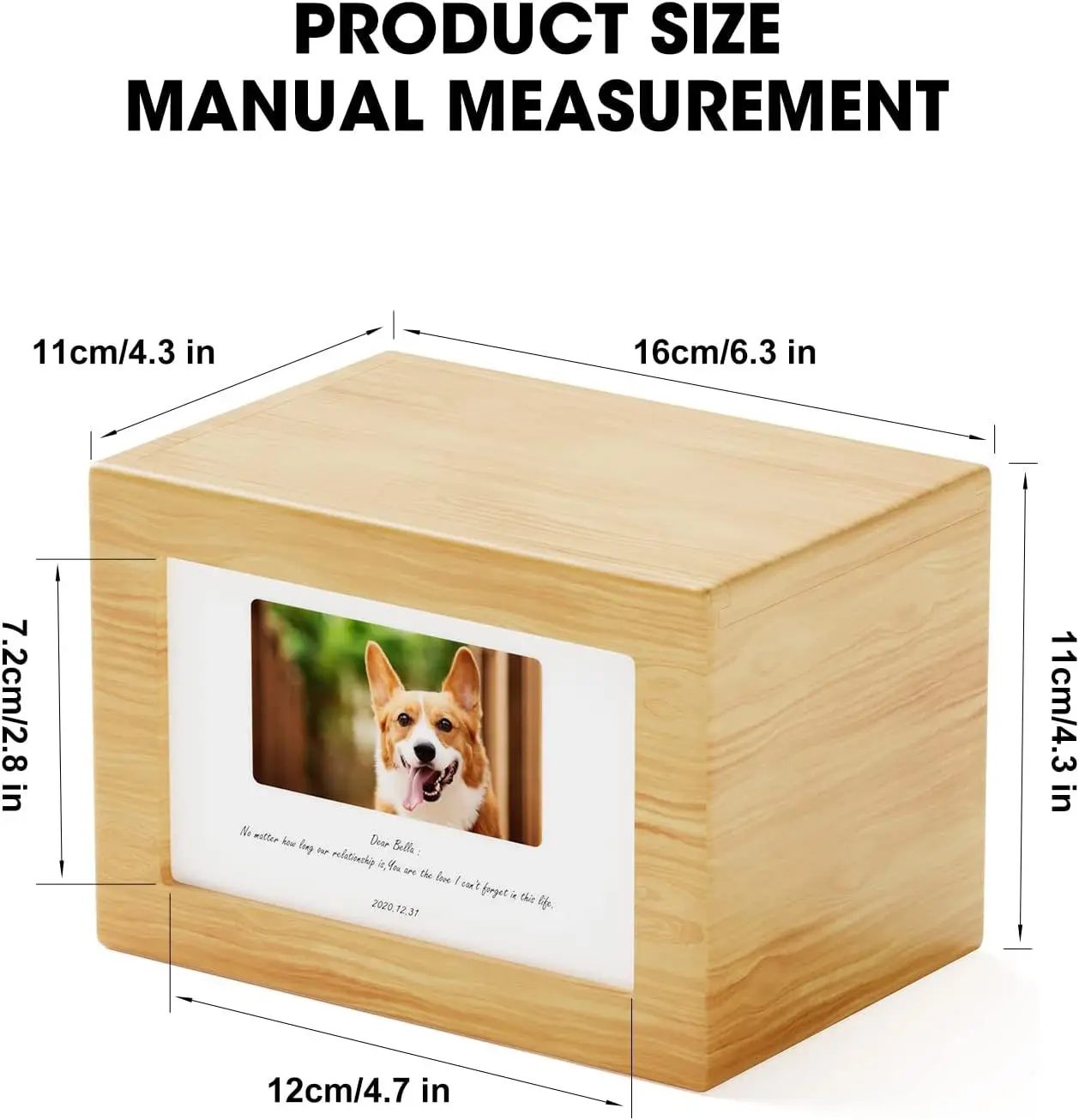 OEM ODM Wholesale Customize Pet Urns Pet Caskets dog Urns Coffins Caskets Adult Bamboo Sustainable Wooden Funeral Cremation Urns