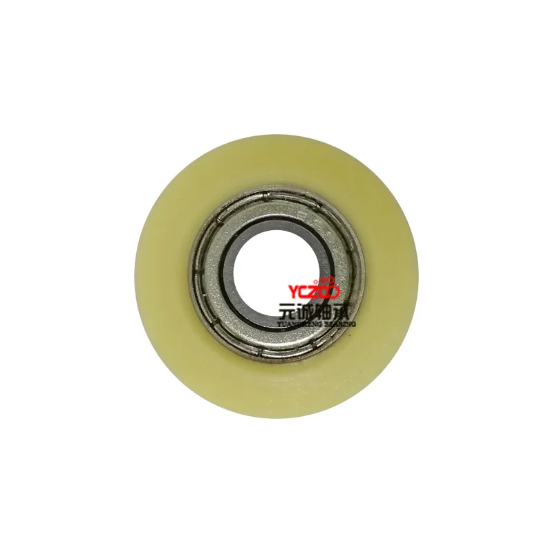22x8 mm aluminium replacement roller wheels with inside bearing