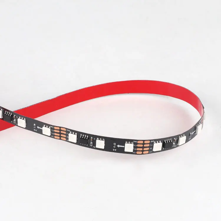 Highlight 24v Single Color 120led Addressable SMD 2835 Horse Running 10mm WS2811 IC Chasing Led Strip Light for House Decor