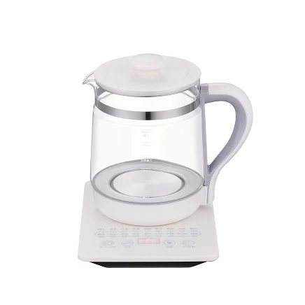 
 Китай производитель 220 ~ 240V 800W 50Hz 1.5L из высокачественного боросиликатного стекла, Электрический стеклянный чайник  
