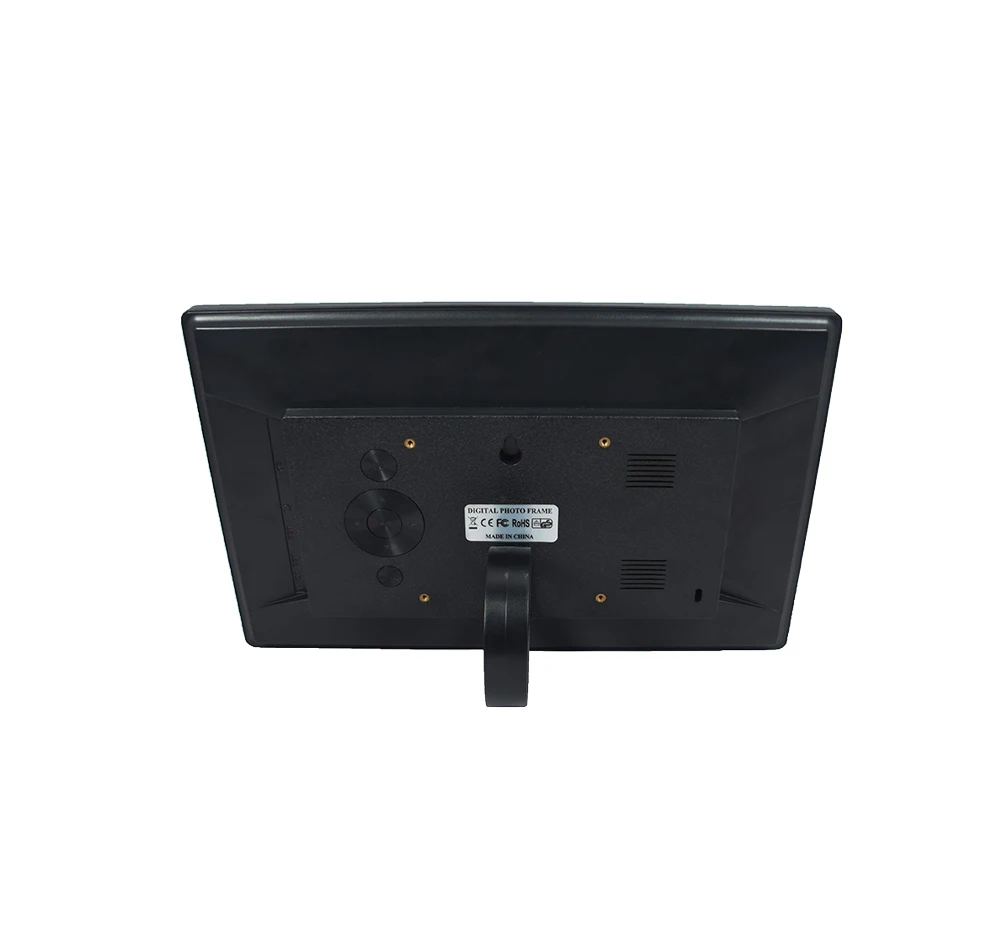 Wall Mount Front Tempered Glass 7  Inch Lcd Digital Photo Video Frame For Public Promotion