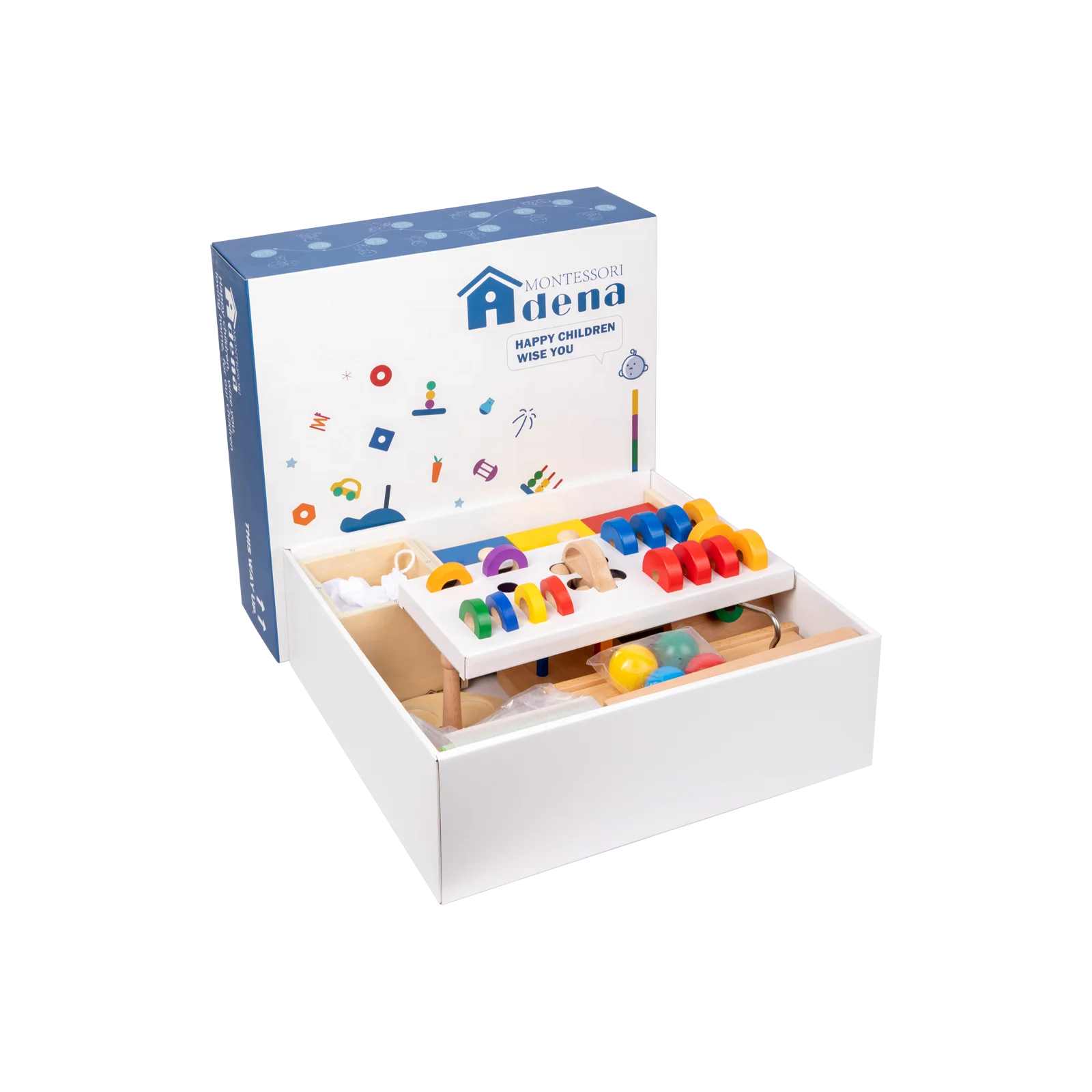 Montessori Early Educational Montessori Play Kit for 12-18 Months Baby Brain Development Toys