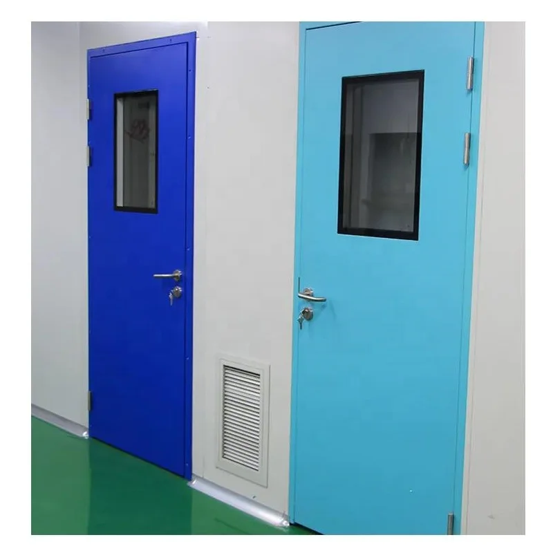 Bulk order good price high quality Metal laboratory door clean room swing doors for hospital
