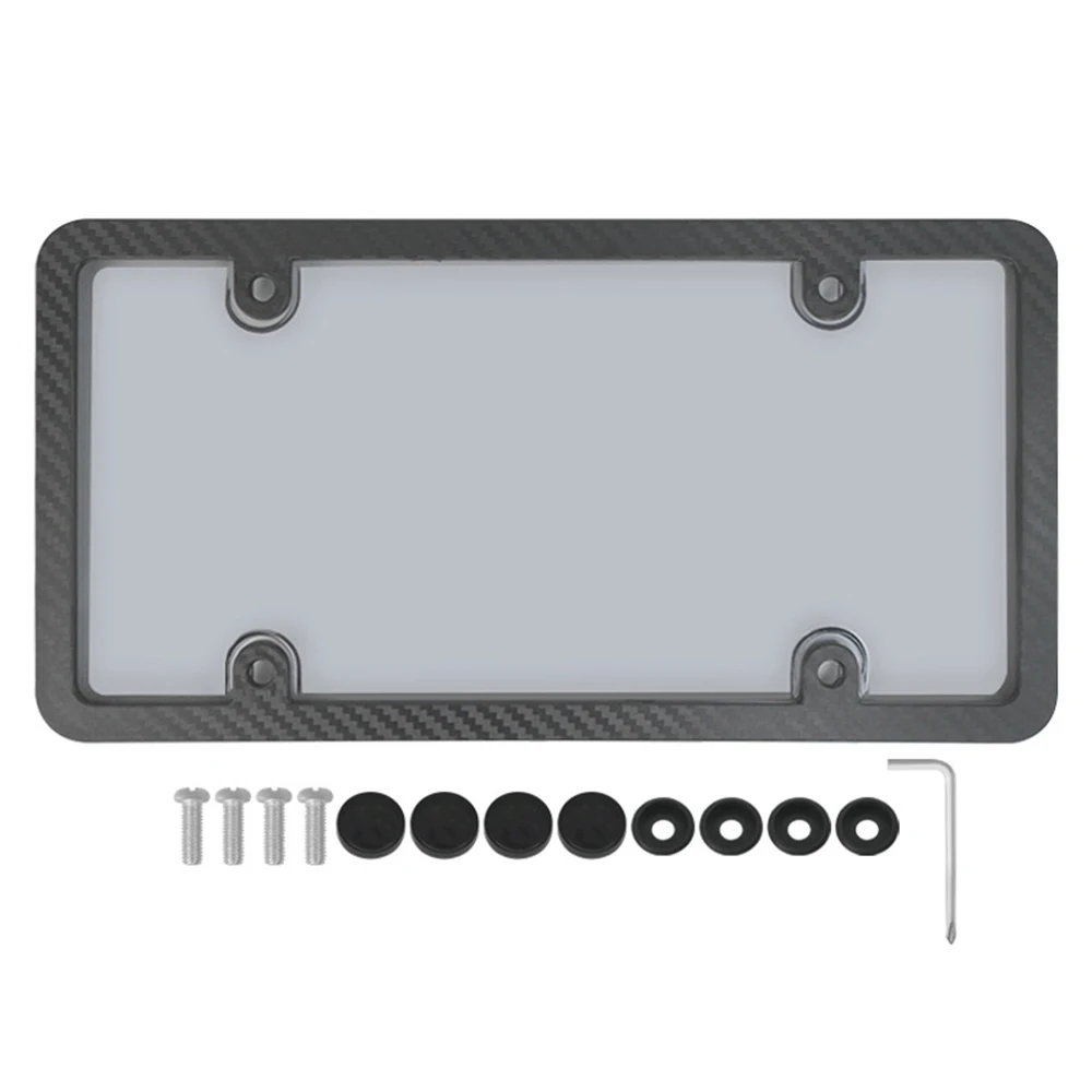 USA Standard American Car Decoration Aluminum Blank Car Number License Plate Frame Support Customize Size And Shape