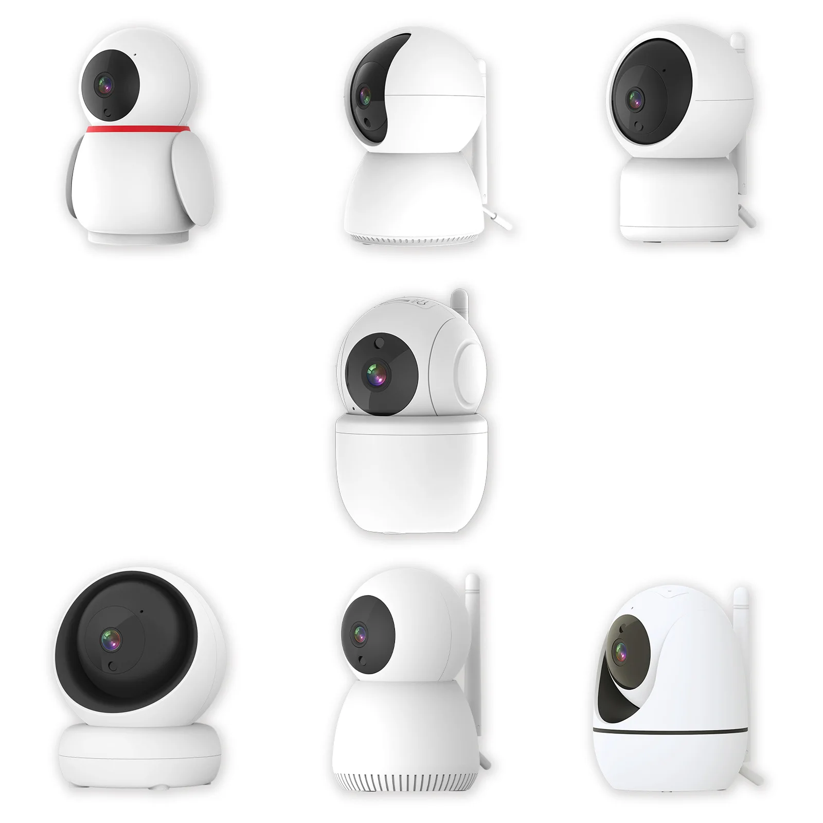 Baby Monitor Wifi Little penguin Monitor Remote Pan Tilt Night Vision Talk