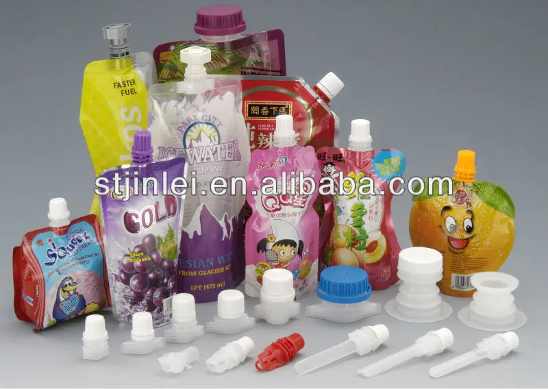 juice pouch food packaging spout pouch plastic water bag spout packaging bags packaging plastic bag