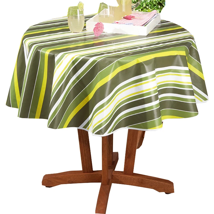 Heavy Weight Vinyl Square Table Cover Clean Oil-Proof Waterproof Stain-Resistant PVC Tablecloth