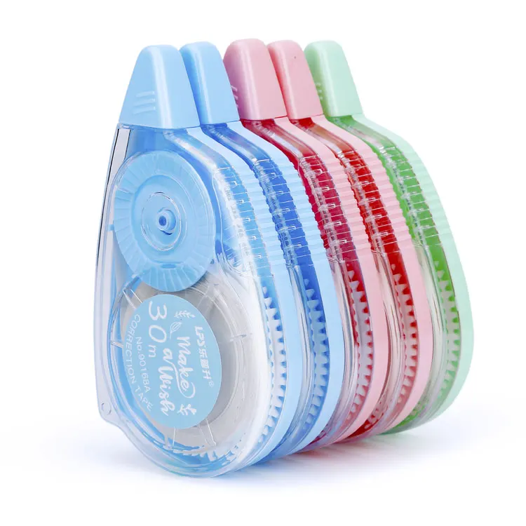 Big Capacity Correction Tape 30m Cute School Stationery Macaroon Color Correction Tape Roller