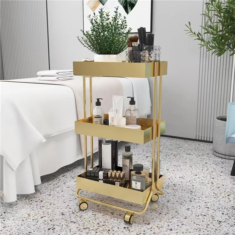 Cart high quality  salon furniture  hairdressing trolley   metal beauty salon trolley