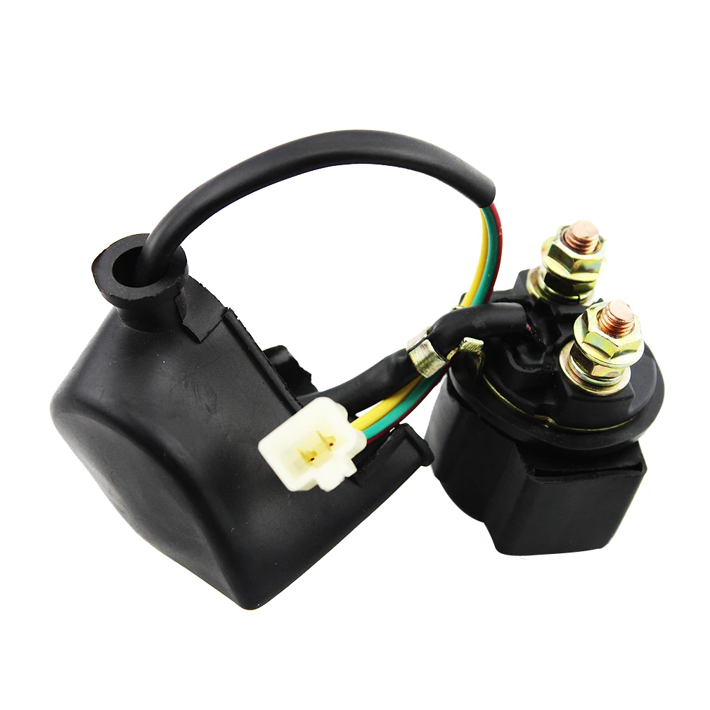 GOOFIT 2 Pin Starter Solenoid Relay For 4 stroke 50cc 70cc 90cc 110cc 125cc horizontal engine Taotao Kazuma Sunl Roketa BMS Baja