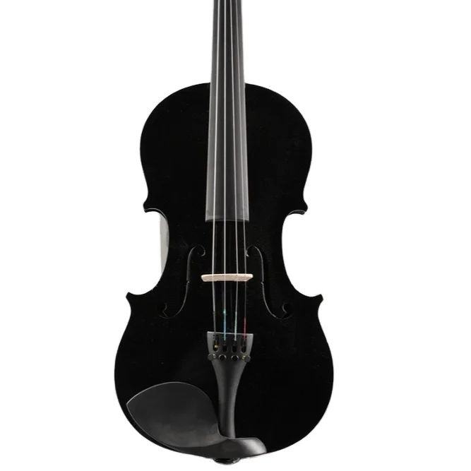 Colorful cheap string instruments linden Plywood Violin student level professional violin