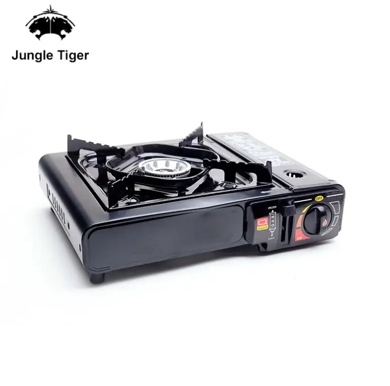 Wok Cast Iron Cooker Portable Camping Chinese Gas Burner