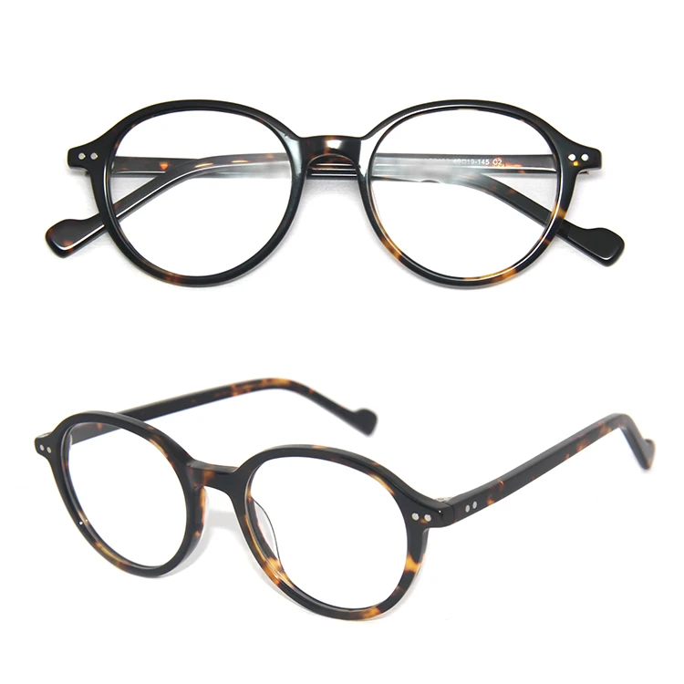 Handmade Acetate Cartoon Eyeglasses Frames Frame for Adult Size Progressive Eyeglasses Lenses
