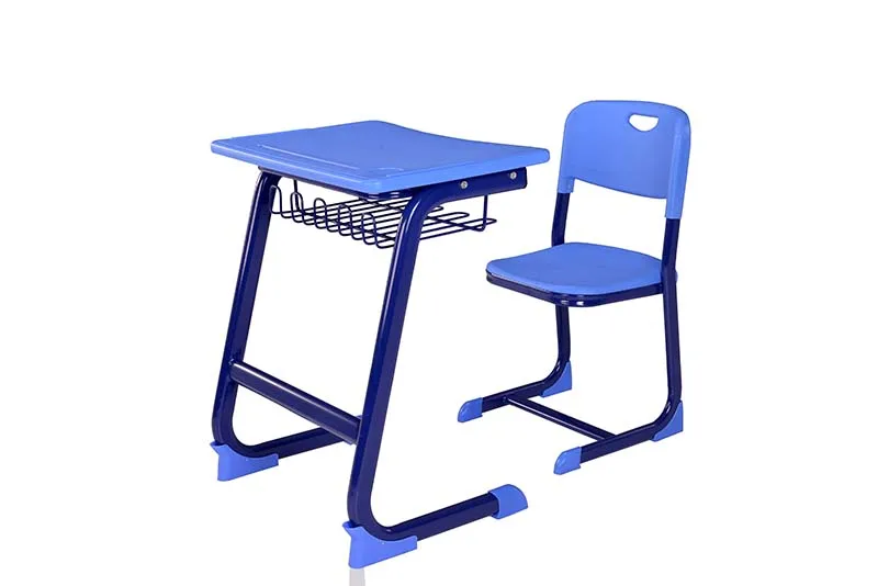 
Cheap school desk and chair study single adjustable classroom desk and chair 