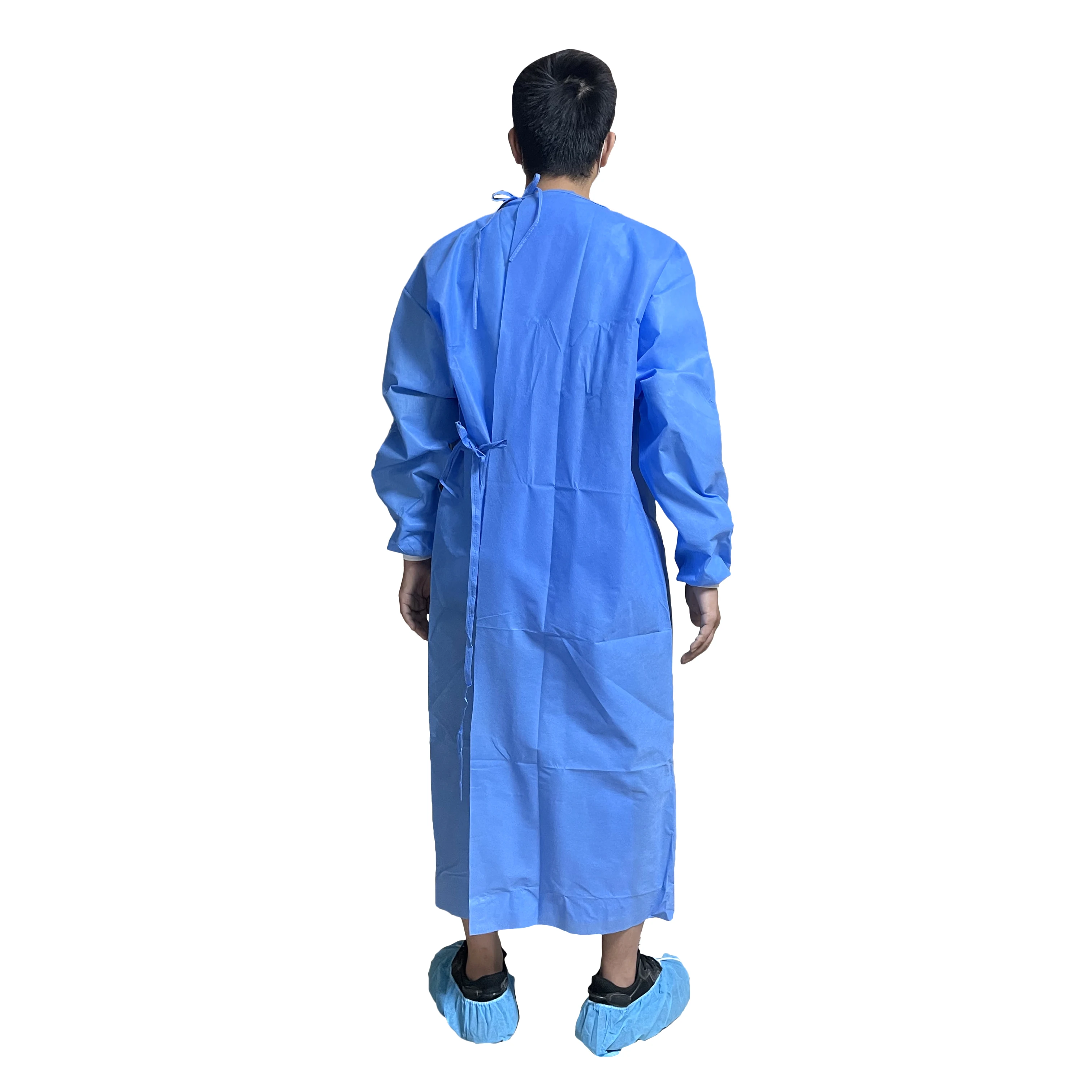 Personalized customization SMS composite non-woven fabric disposable medical surgical gown isolation gown with favorable price