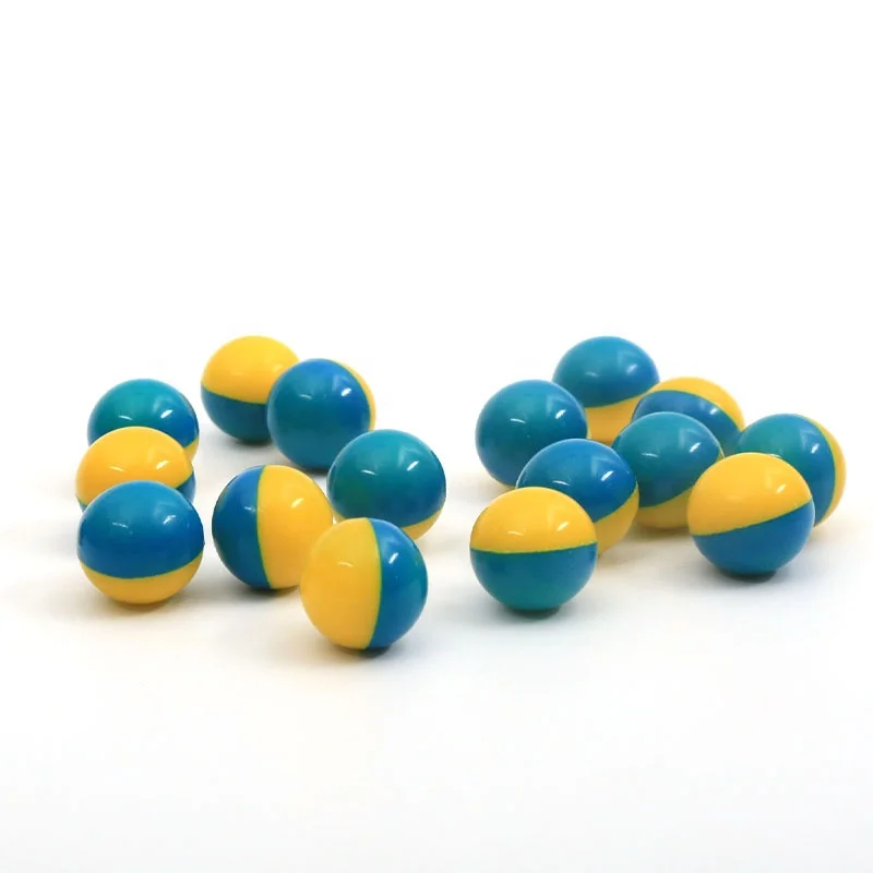 China factory wholesales 0.68, 0.40, 0.50 caliber multi-color paintball paintable balls