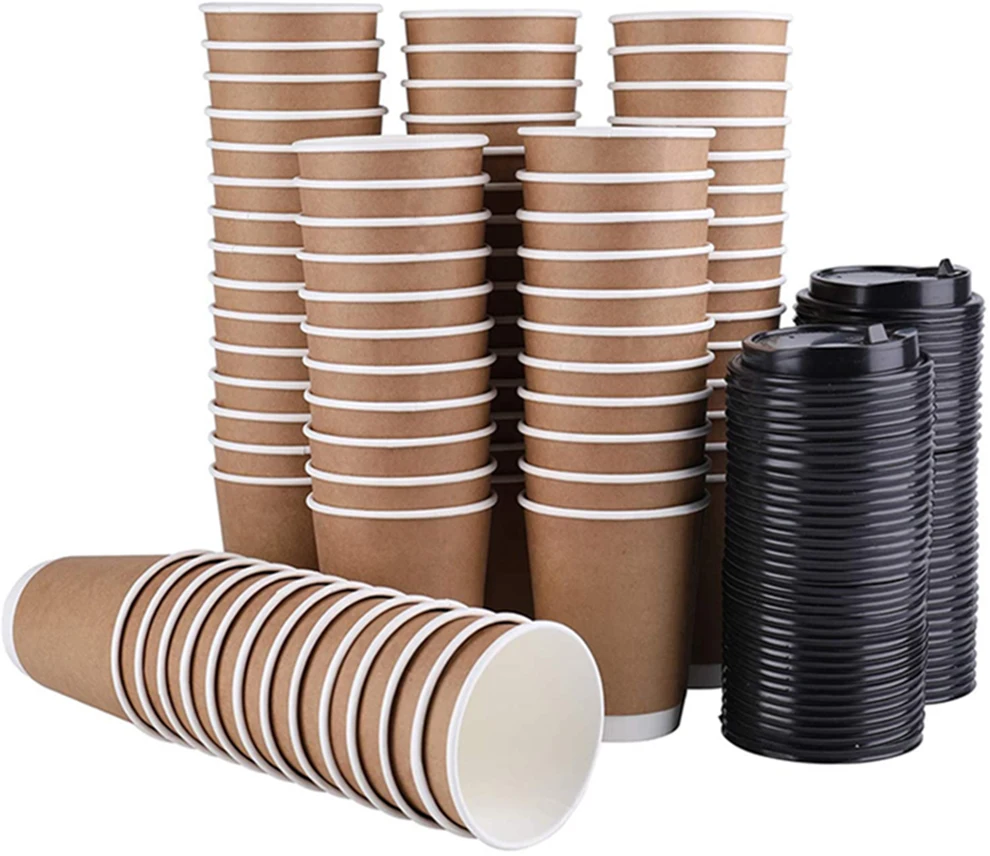 
Good Price Cups Eco-friendly Bagasse Compostable Cup Disposable PLA Hot or Cold Cups OEM Manufacturer 