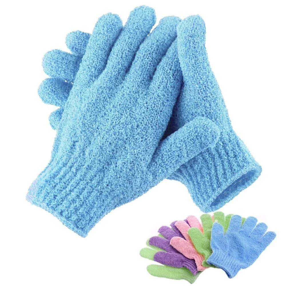 Beauty Skin Shower Scrubber Mitt Double Sided Exfoliating Bath Gloves for Women Men