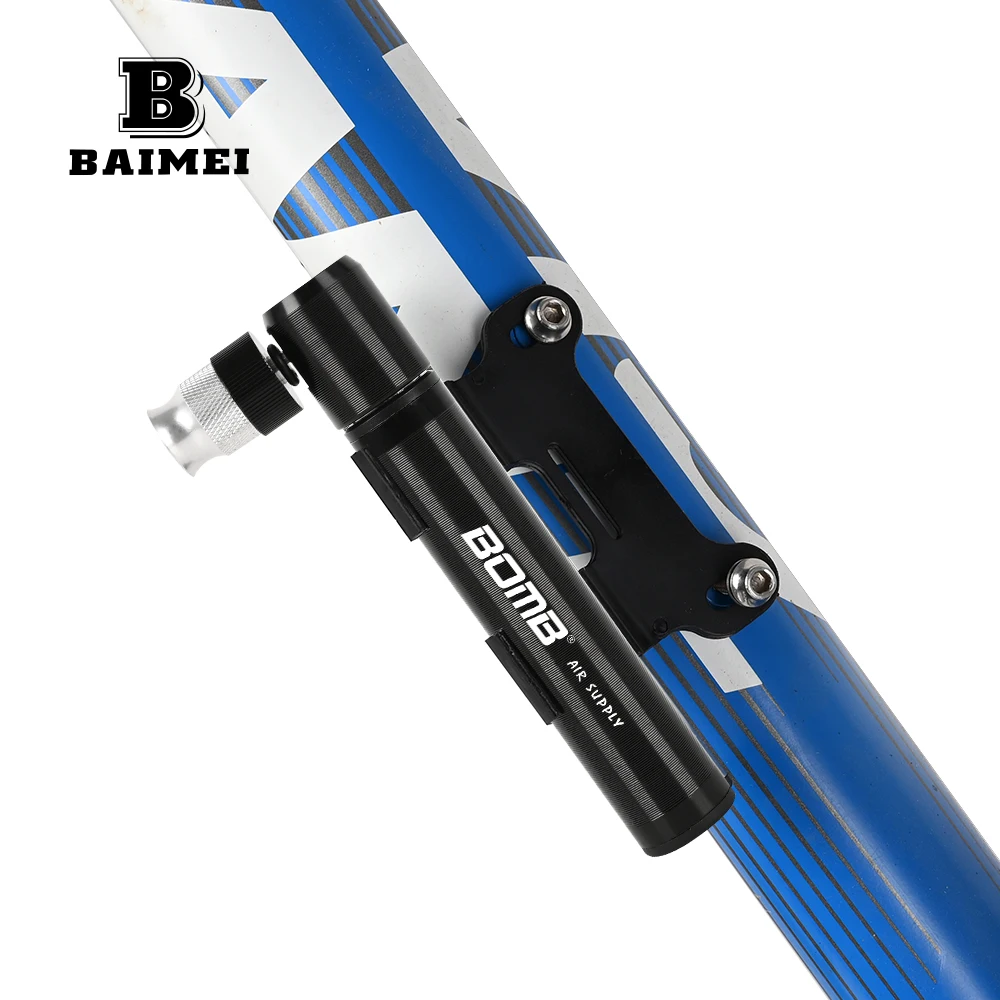 BM Bicycle Tire Mini Hand Pump Portable High Pressure Co2 Bike Pump