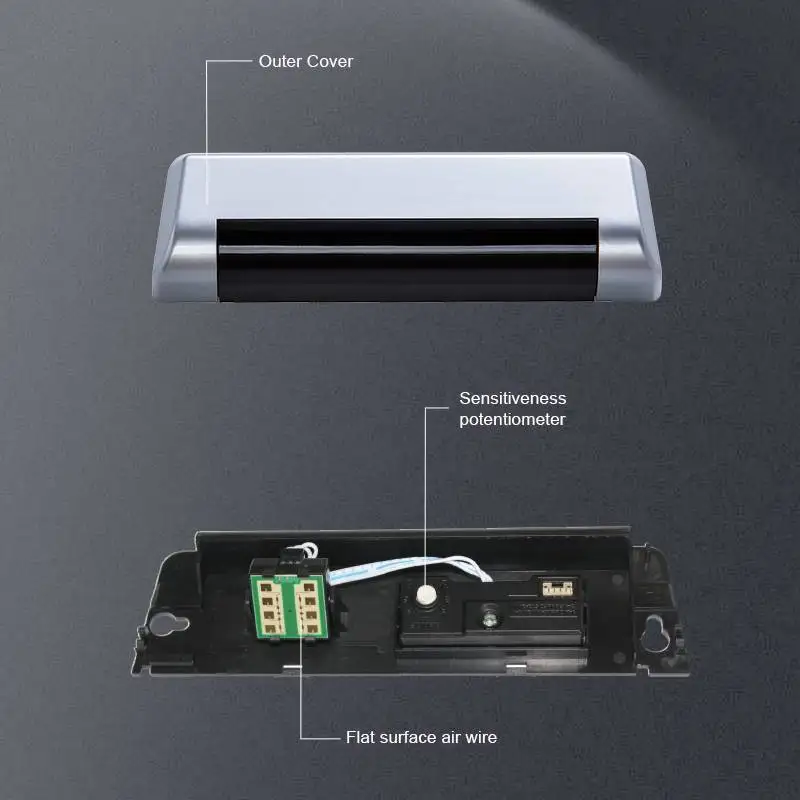 Factory 24GHz Long Shape Automatic sliding door Automatic swing door sensor Doppler Radar sensor Microwave sensor (YS104-H)