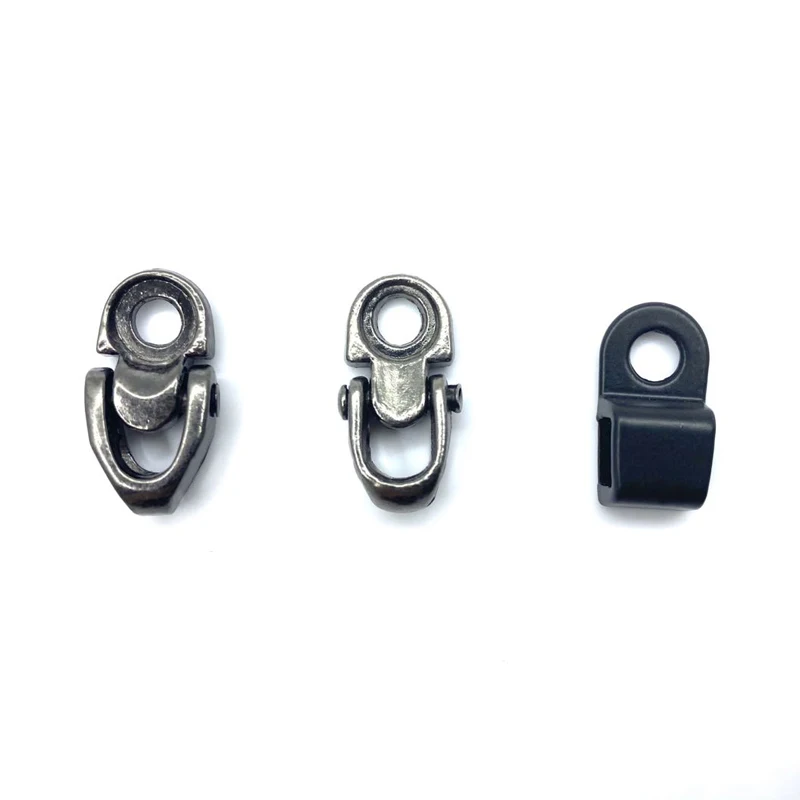 Metal eyelets with hooks shoe accessories hiking hook rivet shoelace buckle shoe lace hooks metal buckles for shoes