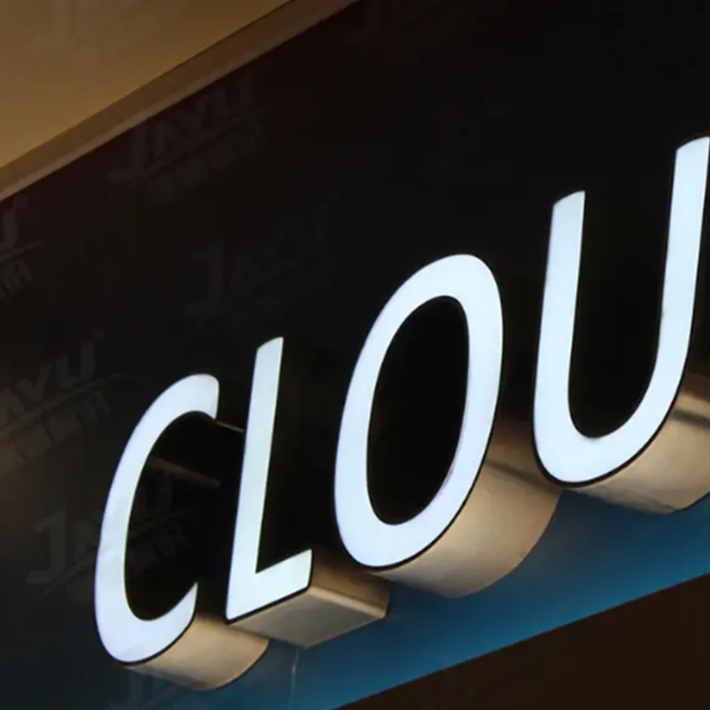 3D Signage Outdoor Light Aluminum Channel Letter Led Manual Bending Trim Cap Strip Sign Channel Letter