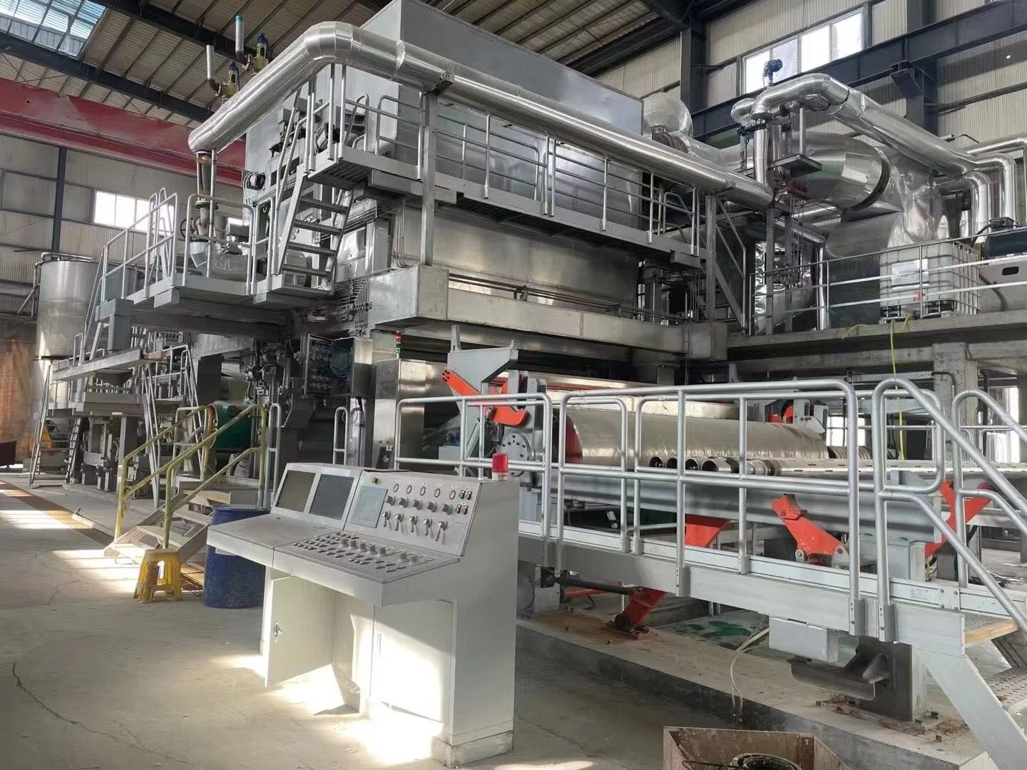 full automatic small roll towel napkin facial tissue toilet paper manufacturing / making machine price