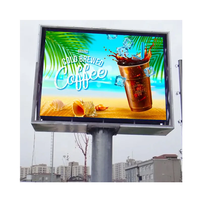 Commercial Programable Outdoor Led BillBoard Screen Waterproof RGB Advertising P8 P10 Full Color Led Display