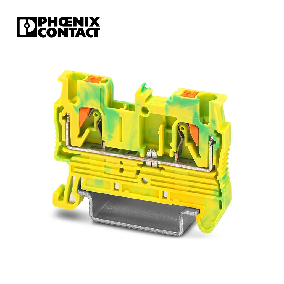 3209536 PT 2,5-PE Phoenix contact Ground terminal push in spring din rail terminal block