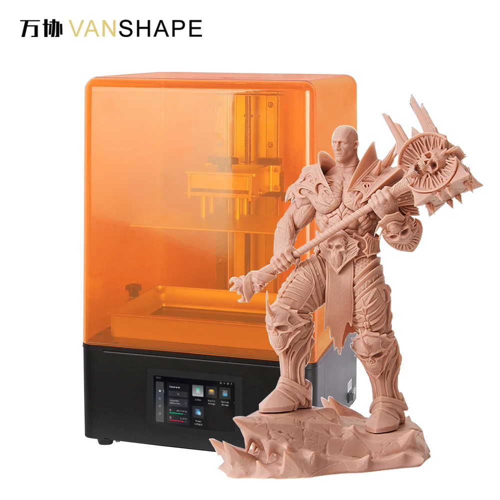 Vanshape  3d printer for gold jewelry big printing size 14k monochrome screen lcd 3d printer
