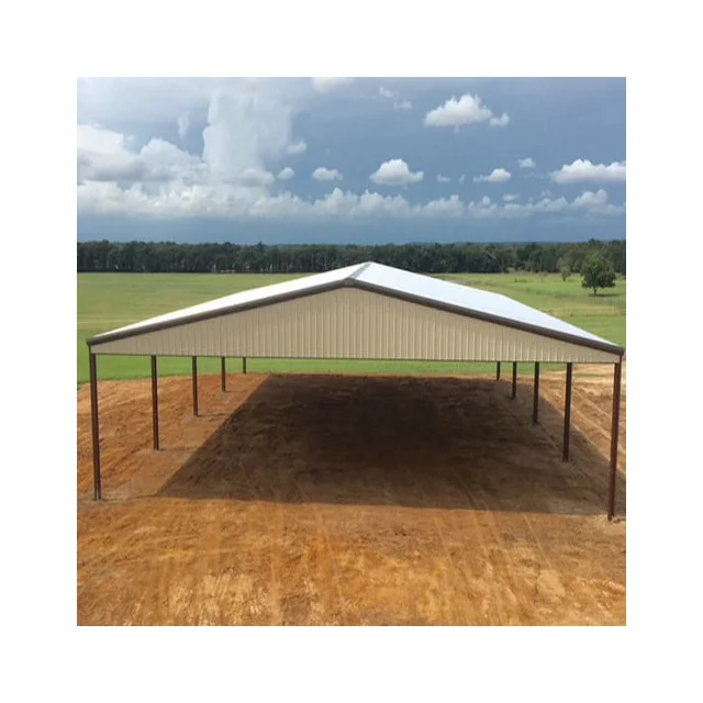 Cheap Prefab steel structures construction dairy Cowshed cattle house farm shed