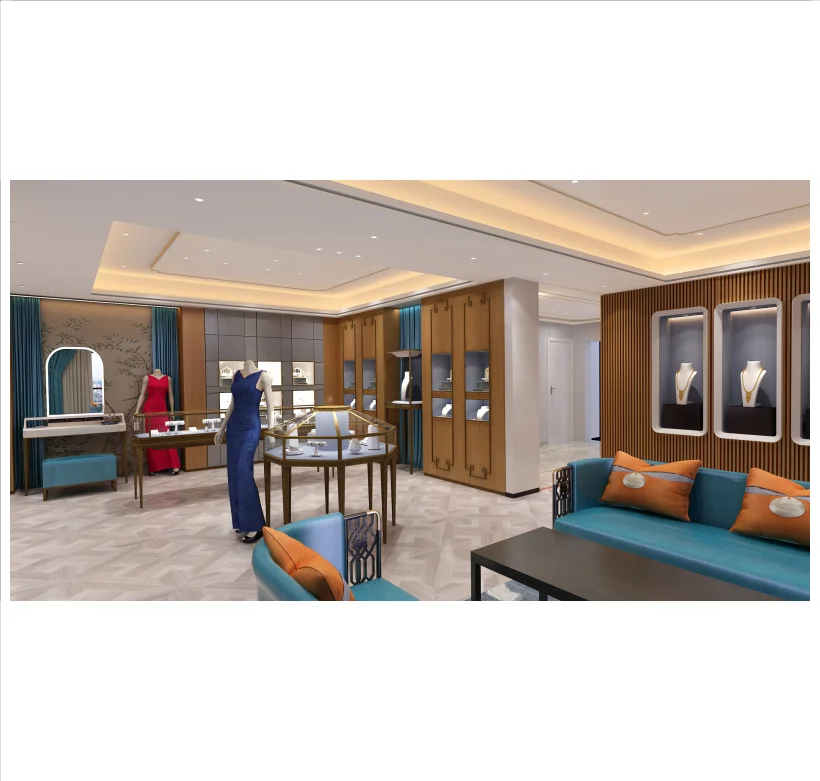 custom showcase Innovative jewellery shop furniture for jewelry store designs