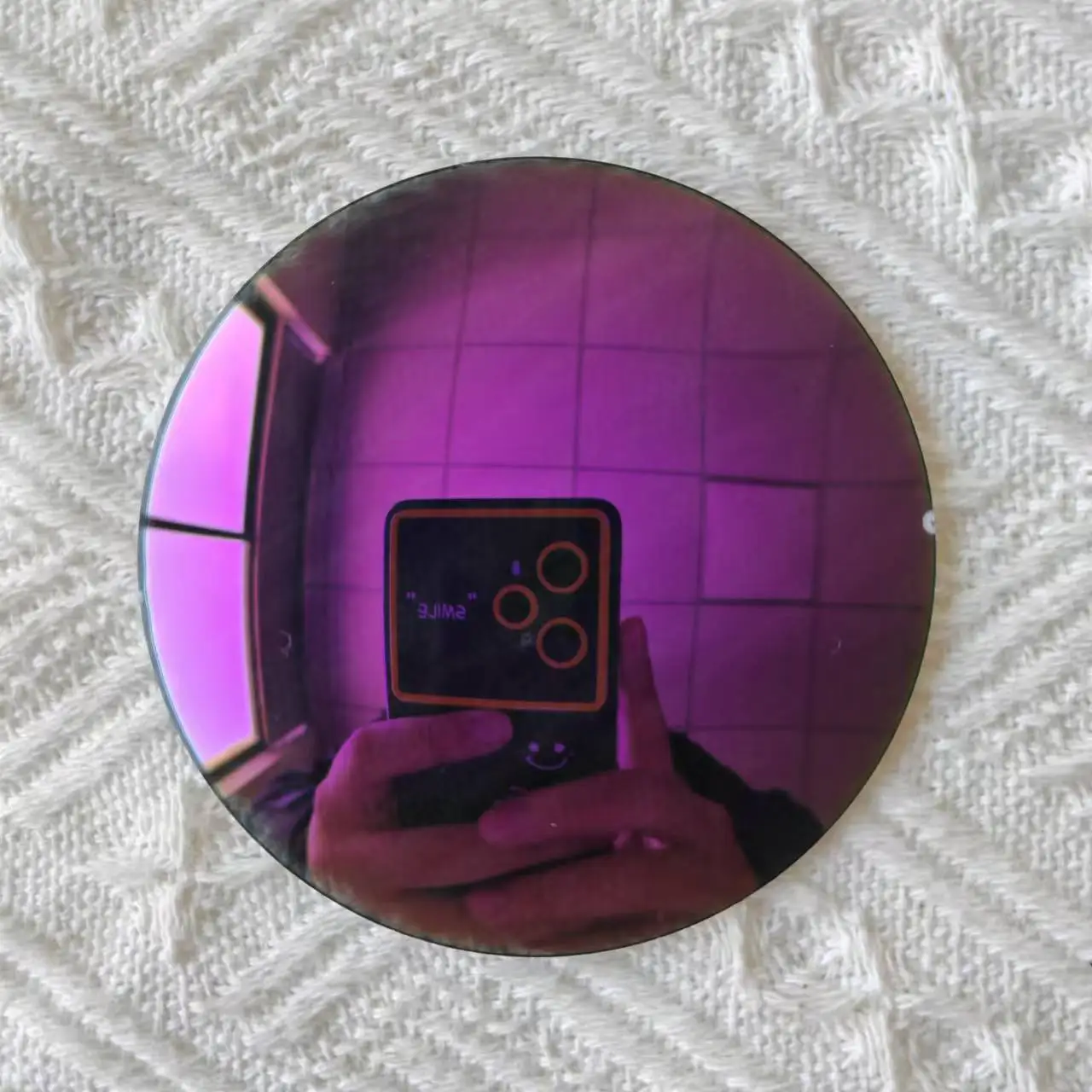 1.49 Polarized Grey Purple Mirror Cr39 Resin Polarize Single Vision Dazzle Mirror Optical Eyeglasses Lenses