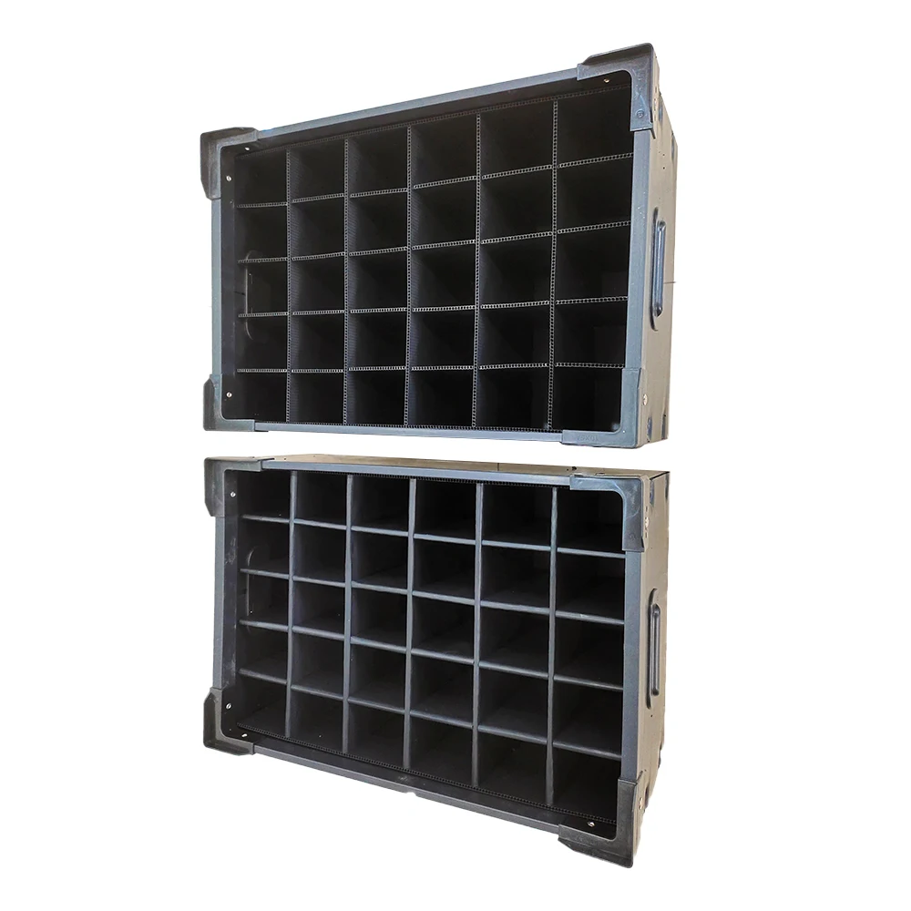 Electronics Storage Dividers Boxes Manufacturer esd Plastic Sheet Anti-static Box