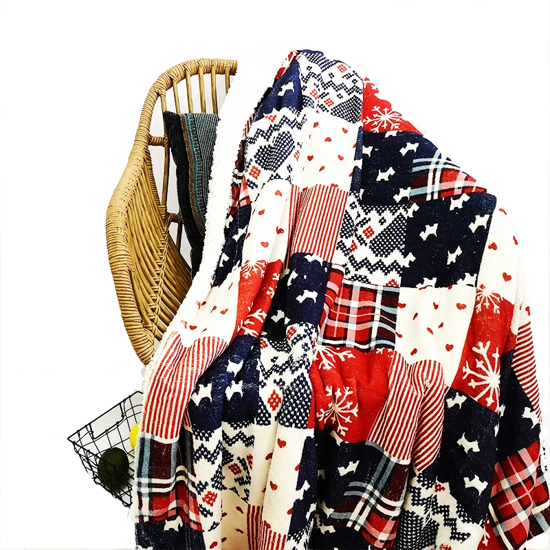 Оптовая продажа, полиэфирное мягкое тисненое покрывало из кораллового бархата для спальни, декоративное одеяло