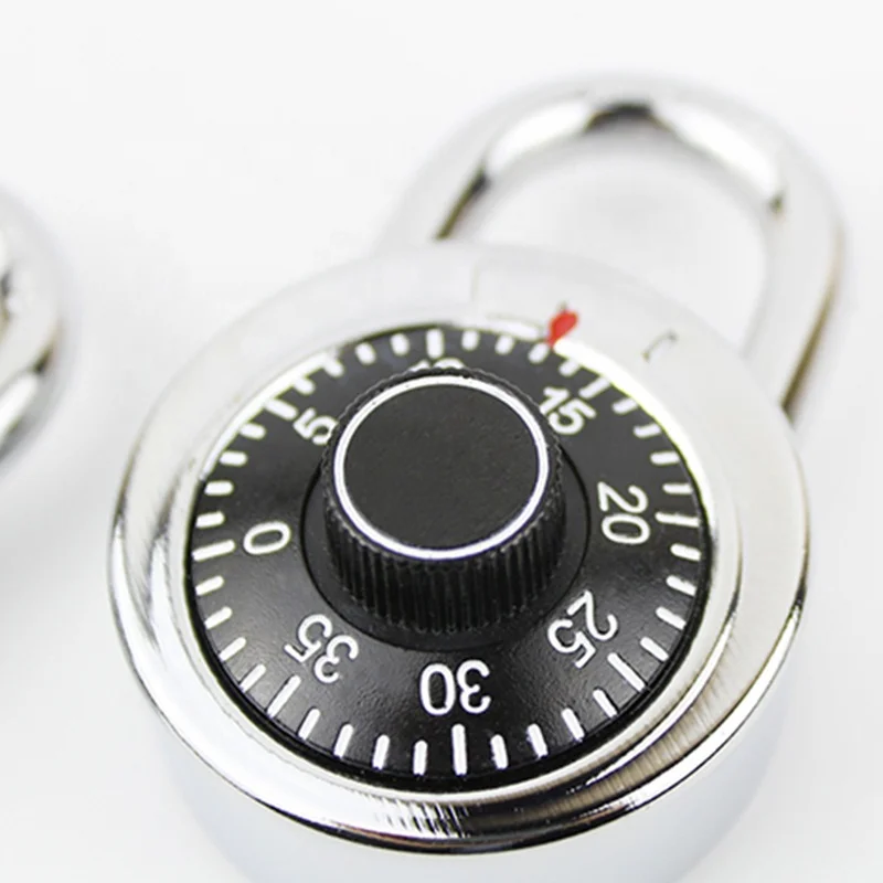 
[canyu lock]Mechanical Code Password Lock All Metal Rotary Swing Lock Medium Padlock For Safe Box Gym Locker 