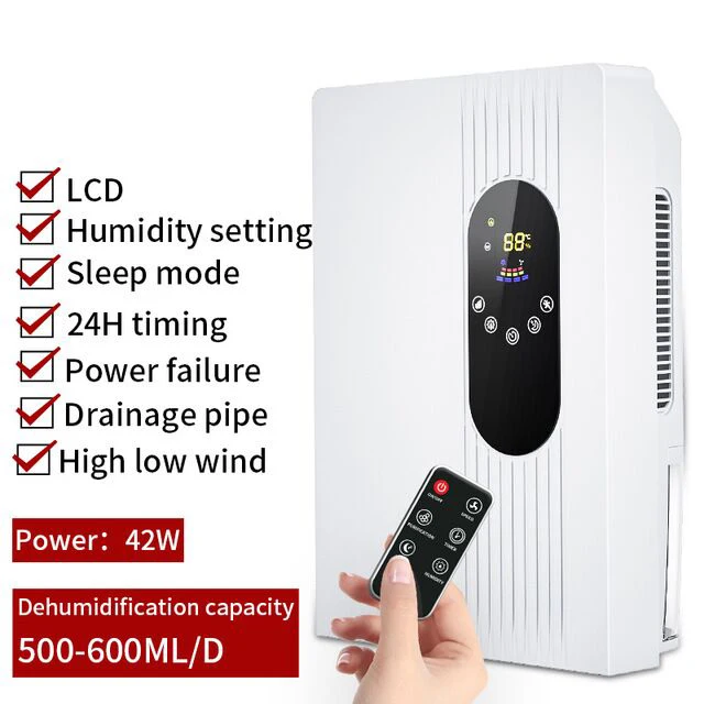 Hot Sale Home 1L Dehumidifier Air Purifier  reusable Portable Small Mini Dehumidifier With Air Purifier Home
