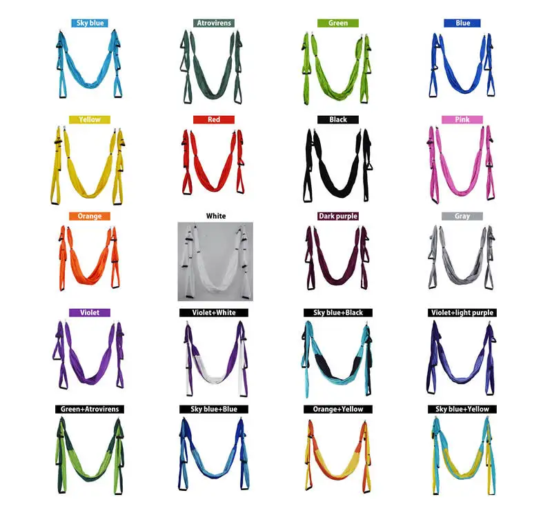 Hot Selling Fitness Soft Customized Antigravity Nylon Swing Aerial Yoga Hammock