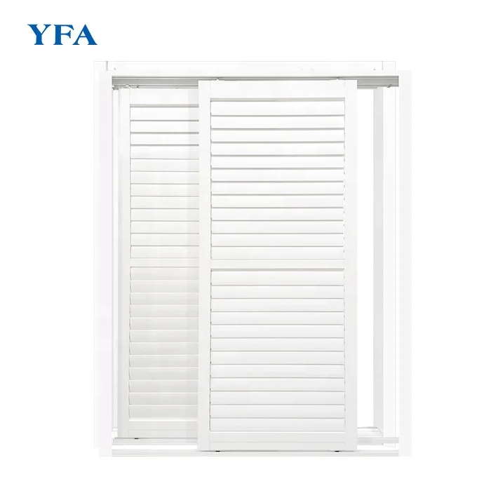 
Aluminium Sun Shutters Outdoor Sun Shade Sliding Louver Windows 