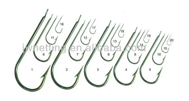 Best Selling High Quality Durable 1220 Barbed Kirby Sea Flatted Fishing Hooks